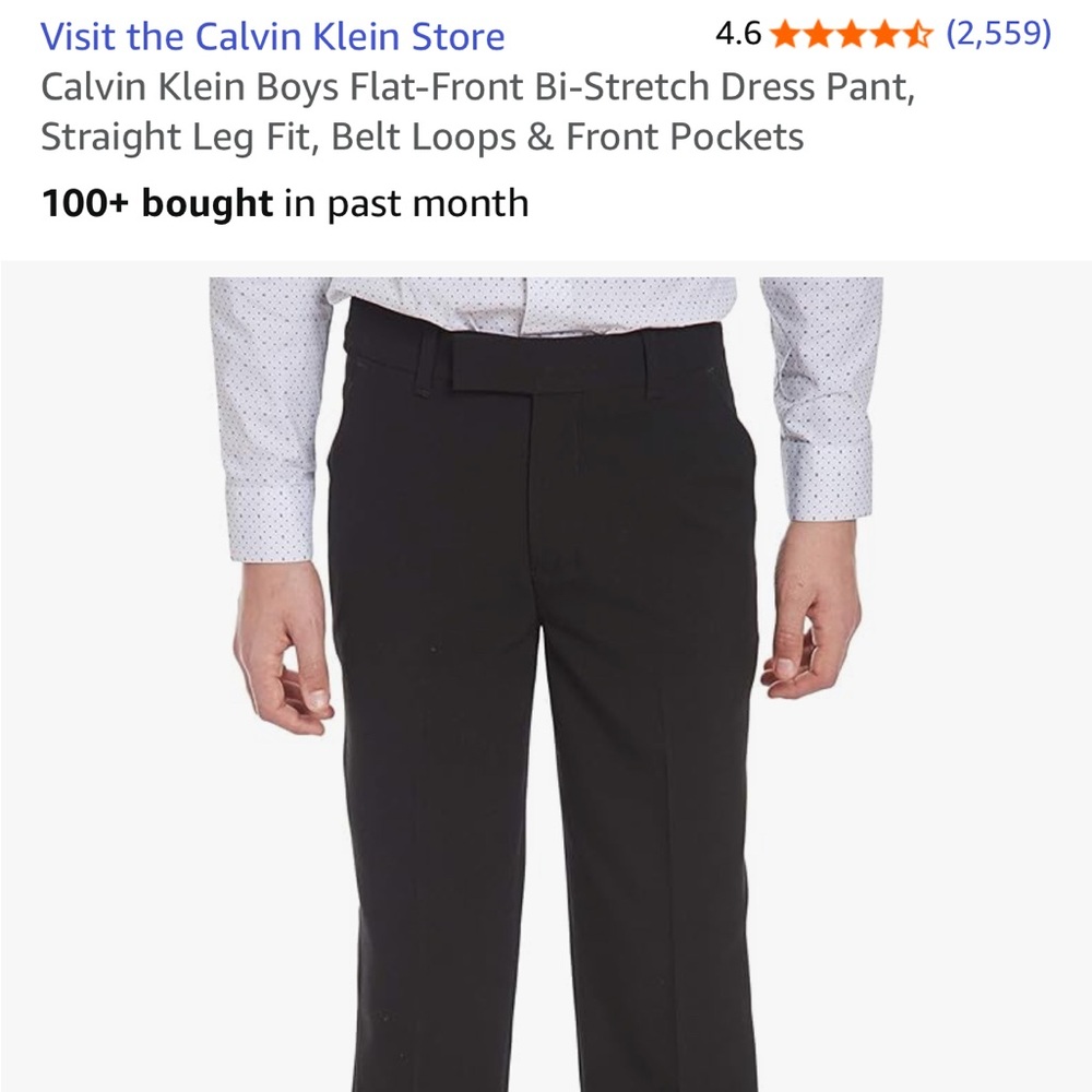 Calvin Klein Navy Suit Set for Boys